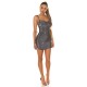 Rochie scurta, glitter, argintie, mulata, cu spatele gol, Aria Rochie scurta, glitter, argintie, mulata, cu spatele gol, Aria 5 - dyandra.ro