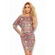 Rochie de vara, casual, midi, multicolora, mulata, Reney  2 - dyandra.ro