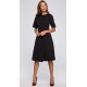 Rochie neagra midi Hullya Rochie neagra midi Hullya 2 - dyandra.ro