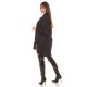 Rochie scurta neagra boyfriend tip camasa din bumbac Karleen Rochie scurta neagra boyfriend tip camasa din bumbac Karleen 5 - dyandra.ro