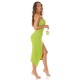Rochie midi, verde light, petrecuta, Quelianne Rochie midi, verde light, petrecuta, Quelianne 5 - dyandra.ro