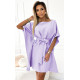 Rochie midi lila lavanda vaporoasa croi fluture Butterfly  2 - dyandra.ro