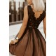 Rochie baby doll neagra din dantela si tul Ecaterina Rochie baby doll neagra din dantela si tul Ecaterina 3 - dyandra.ro