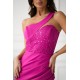 Rochie de banchet lunga roz fucsia cu paiete pe bust Extravaganza Rochie de banchet lunga roz fucsia cu paiete pe bust Extravaganza 4 - dyandra.ro