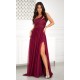 Rochie de nunta lunga burgundy cu tulle si paiete Louanna Rochie de nunta lunga burgundy cu tulle si paiete Louanna 5 - dyandra.ro