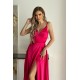 Rochie lunga din satin roz fucsia Aleeza Rochie lunga din satin roz fucsia Aleeza 7 - dyandra.ro