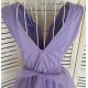 Rochie de seara eleganta lunga din tul lila Adele Rochie de seara eleganta lunga din tul lila Adele 3 - dyandra.ro
