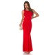 Rochie eleganta lunga, rosie, mulata, tip sirena, Lace 5 - dyandra.ro