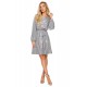 Rochie midi, paiete, argintie, cu maneca lunga, Naomi Rochie midi, paiete, argintie, cu maneca lunga, Naomi 2 - dyandra.ro