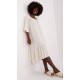 Rochie de vara bej midi oversize cu volane vaporoasa Makadamia Rochie de vara bej midi oversize cu volane vaporoasa Makadamia 3 - dyandra.ro