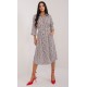 Rochie tip camasa neagra cu dungi cu maneca trei sferturi Saila1 Rochie tip camasa neagra cu dungi cu maneca trei sferturi Saila1 2 - dyandra.ro