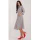 Rochie tip camasa neagra cu dungi cu maneca trei sferturi Saila1 Rochie tip camasa neagra cu dungi cu maneca trei sferturi Saila1 3 - dyandra.ro