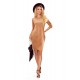 Rochie scurta catifea bej Dalyna Rochie scurta catifea bej Dalyna 4 - dyandra.ro