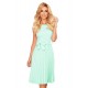 Rochie de vara verde menta midi plisata Karima Rochie de vara verde menta midi plisata Karima 2 - dyandra.ro