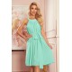 Rochie vaporoasa midi menta Alizee Rochie vaporoasa midi menta Alizee 2 - dyandra.ro
