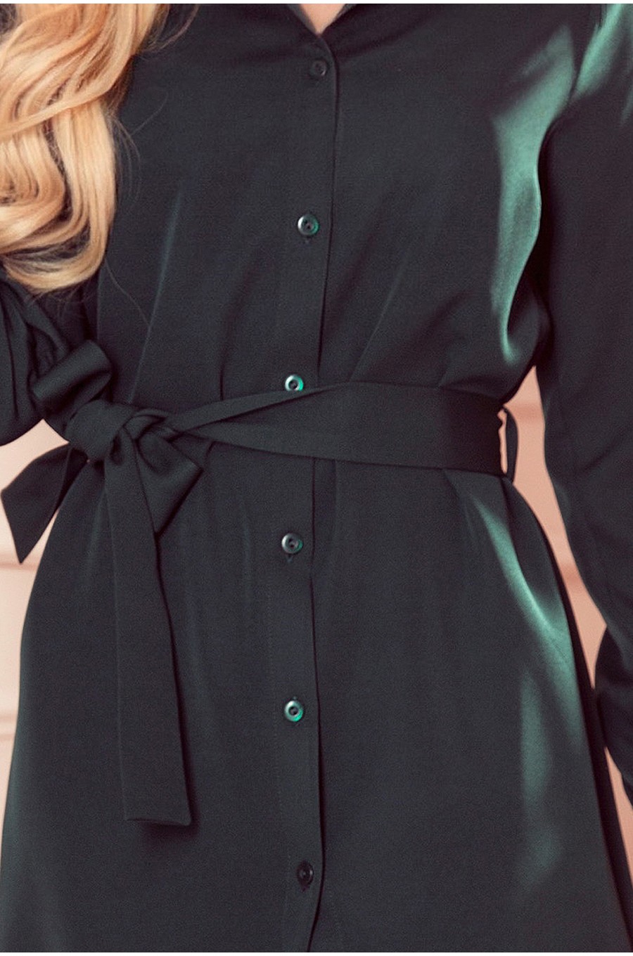 Rochie scurta tip camasa verde Johanna Rochie scurta tip camasa verde Johanna 5 - dyandra.ro