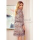 Rochie midi, multicolora, cu maneca lunga, cu volan, boho, Danielle Rochie midi, multicolora, cu maneca lunga, cu volan, boho, Danielle 5 - dyandra.ro