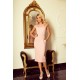 Rochie roz midi tip creion Jeanine Rochie roz midi tip creion Jeanine 3 - dyandra.ro