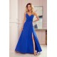 Rochie lunga albastra Numoco Scarlett 2 - dyandra.ro