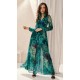 Rochie de vara lunga din voal verde vaporoasa cu maneca lunga Anamaria Rochie de vara lunga din voal verde vaporoasa cu maneca lunga Anamaria 2 - dyandra.ro
