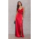 Rochie lunga rosie din satin cu spatele gol AlessandraR Rochie lunga rosie din satin cu spatele gol AlessandraR 2 - dyandra.ro
