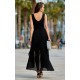 Rochie eleganta neagra din voal vaporoasa Fiona Rochie eleganta neagra din voal vaporoasa Fiona 3 - dyandra.ro