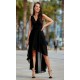 Rochie eleganta neagra din voal vaporoasa Fiona Rochie eleganta neagra din voal vaporoasa Fiona 4 - dyandra.ro