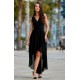 Rochie eleganta neagra din voal vaporoasa Fiona Rochie eleganta neagra din voal vaporoasa Fiona 5 - dyandra.ro