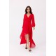 Rochie lunga rosie din voal vaporoasa cu maneca lunga Jessica Rochie lunga rosie din voal vaporoasa cu maneca lunga Jessica 6 - dyandra.ro