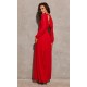 Rochie lunga rosie din voal chiffon vaporoasa cu maneca lunga Stella Rochie lunga rosie din voal chiffon vaporoasa cu maneca lunga Stella 3 - dyandra.ro