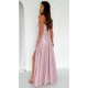 Rochie de seara lunga, glitter, roz pastel, cu corset, KareninaLux Rochie de seara lunga, glitter, roz pastel, cu corset, KareninaLux 5 - dyandra.ro