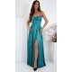 Rochie lunga verde din glitter cu corset KareninaLux Rochie lunga verde din glitter cu corset KareninaLux 2 - dyandra.ro