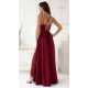 Rochie lunga burgundy cu bust tip corset ValeriaW Rochie lunga burgundy cu bust tip corset ValeriaW 3 - dyandra.ro