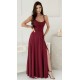Rochie lunga burgundy cu bust tip corset ValeriaW Rochie lunga burgundy cu bust tip corset ValeriaW 4 - dyandra.ro