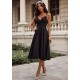 Rochie de ocazie midi neagra tip baby doll din bumbac retro in clos TifaniW3 Rochie de ocazie midi neagra tip baby doll din bumbac retro in clos TifaniW3 2 - dyandra.ro
