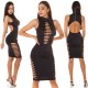 Rochie de club scurta, neagra, mulata, cu spatele gol, Damla Rochie de club scurta, neagra, mulata, cu spatele gol, Damla 9 - dyandra.ro
