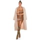 Rochie de club scurta, piele eco, cappuccino, mulata, petrecuta, Medeea Rochie de club scurta, piele eco, cappuccino, mulata, petrecuta, Medeea 6 - dyandra.ro