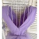 Rochie de ocazie scurta din tul lila lavanda baby doll Adelya Rochie de ocazie scurta din tul lila lavanda baby doll Adelya 3 - dyandra.ro