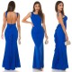 Rochie lunga, albastra, mulata, tip sirena, cu spatele gol, Lace Rochie lunga, albastra, mulata, tip sirena, cu spatele gol, Lace 8 - dyandra.ro