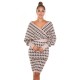 Rochie tricotata midi cappucino suprapusa cu maneci oversize Luiza Rochie tricotata midi cappucino suprapusa cu maneci oversize Luiza 6 - dyandra.ro