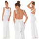 Rochie lunga alba tip sirena cu spatele gol Lace Rochie lunga alba tip sirena cu spatele gol Lace 7 - dyandra.ro