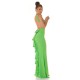 Rochie lunga verde light mulata tip sirena Lace 6 - dyandra.ro