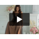 Rochie lunga eleganta din tulle bej cu bulinute cu floare neagra Dyandra Rochie lunga eleganta din tulle bej cu bulinute cu floare neagra Dyandra 6 - dyandra.ro