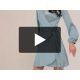 Rochie scurta din satin bleu cu maneca lunga petrecuta Labonita Rochie scurta din satin bleu cu maneca lunga petrecuta Labonita 5 - dyandra.ro