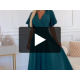 Rochie eleganta lunga verde smarald vaporoasa petrecuta Kasandra Rochie eleganta lunga verde smarald vaporoasa petrecuta Kasandra 6 - dyandra.ro