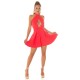 Rochie babydoll scurta corai cu umerii goi Durra Rochie babydoll scurta corai cu umerii goi Durra 5 - dyandra.ro