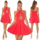 Rochie babydoll scurta corai cu umerii goi Durra Rochie babydoll scurta corai cu umerii goi Durra 6 - dyandra.ro