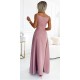 Rochie lunga eleganta roz pudrat petrecuta Scarlett Rochie lunga eleganta roz pudrat petrecuta Scarlett 3 - dyandra.ro
