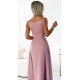 Rochie lunga eleganta roz pudrat petrecuta Scarlett Rochie lunga eleganta roz pudrat petrecuta Scarlett 5 - dyandra.ro