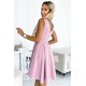 Rochie scurta roz pudra in clos petrecuta Dorothy Rochie scurta roz pudra in clos petrecuta Dorothy 3 - dyandra.ro